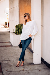 Leopard Sailor Boatneck Blouse